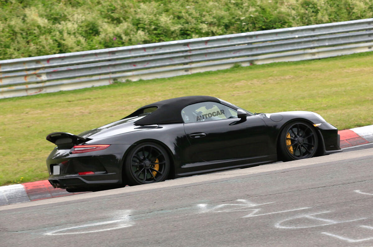 Next Porsche 911 Speedster to get hardcore GT3 running gear