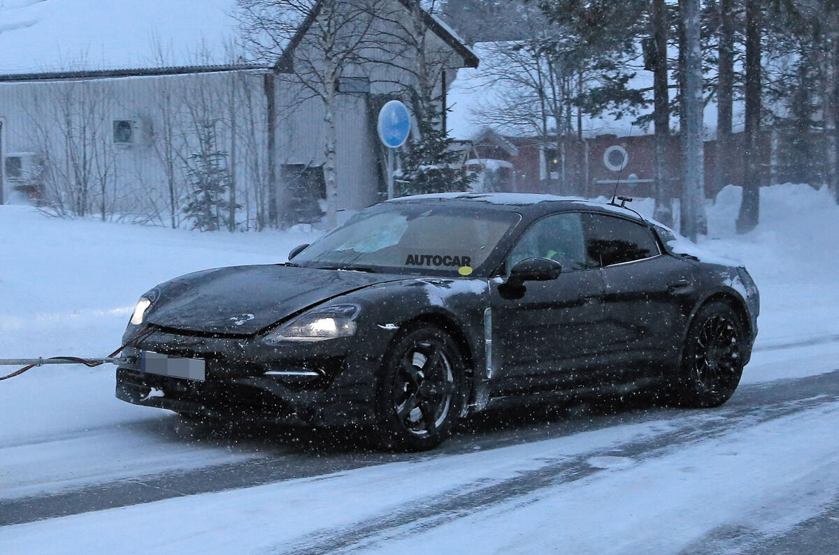 Porsche Taycan E due with level four autonomy and 15min fast-charging