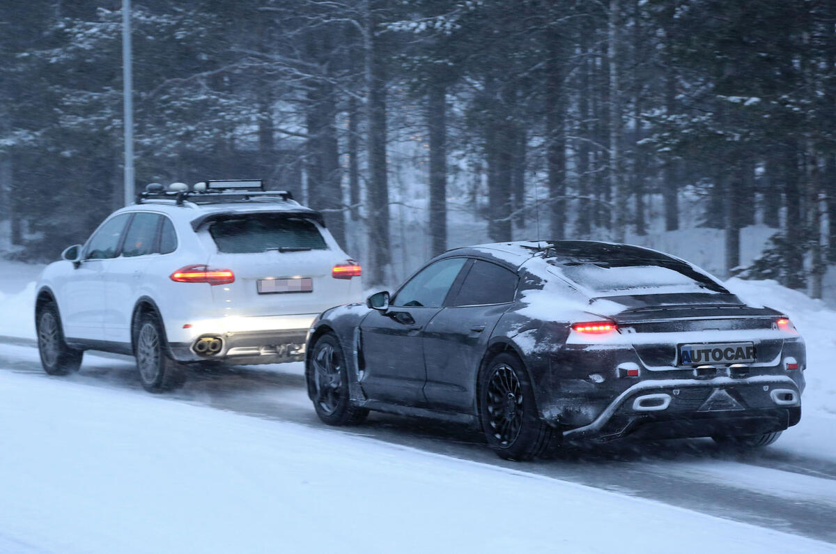 Porsche Taycan E due with level four autonomy and 15min fast-charging