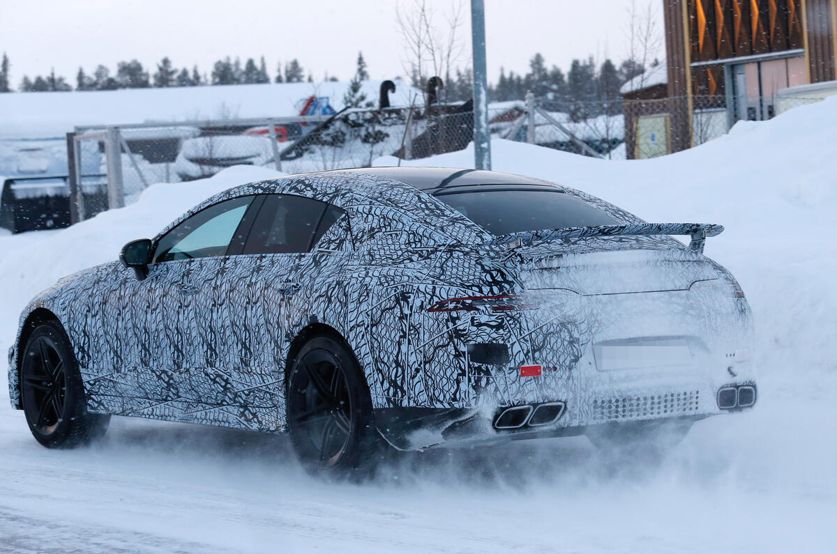 Mercedes-AMG GT four-door: more extreme R variant spotted testing
