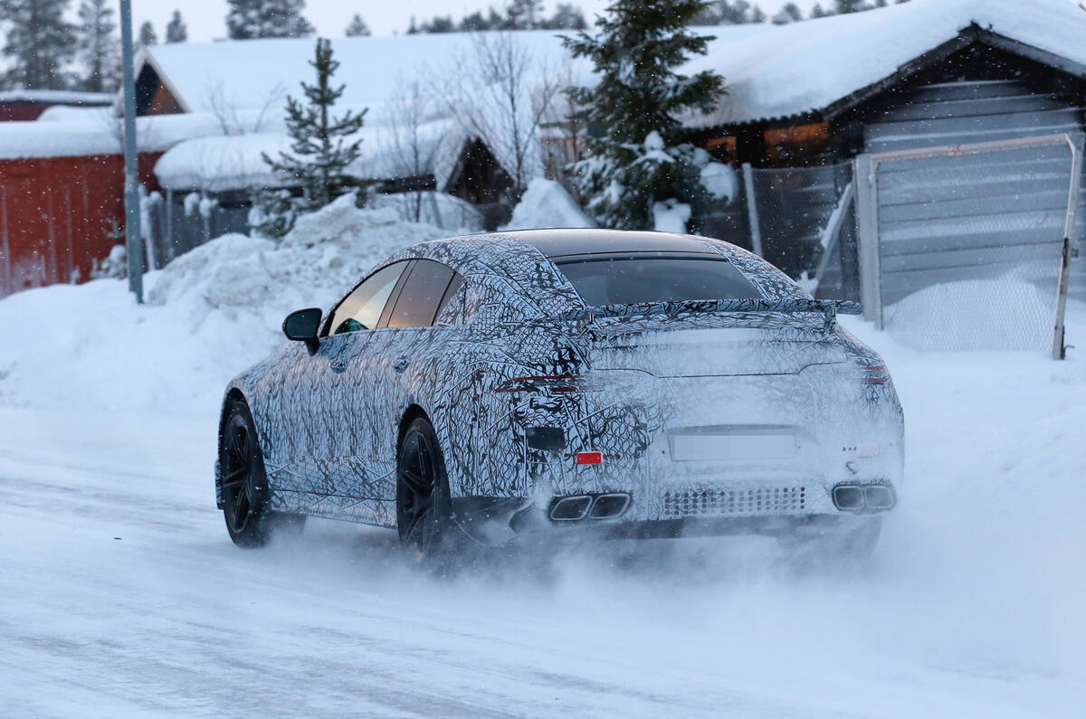Mercedes-AMG GT four-door: more extreme R variant spotted testing