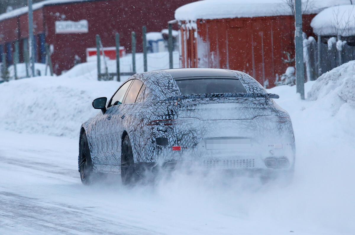 Mercedes-AMG GT four-door: more extreme R variant spotted testing