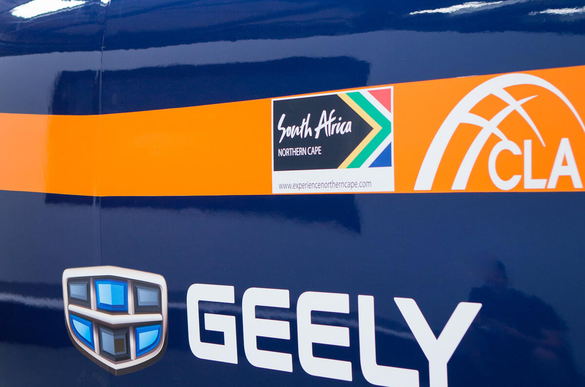 Bloodhound SSC and Geely