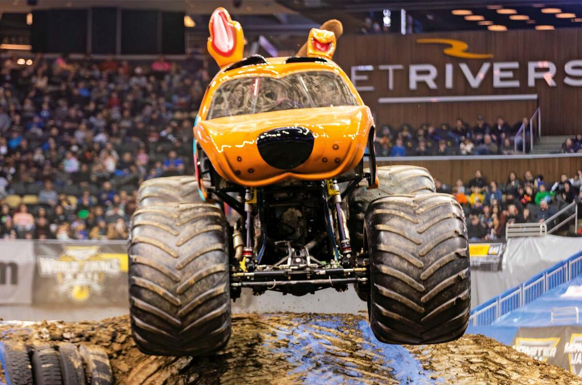 Scooby Doo Monster Trucks feature Scooby Doo Monster Trucks feature