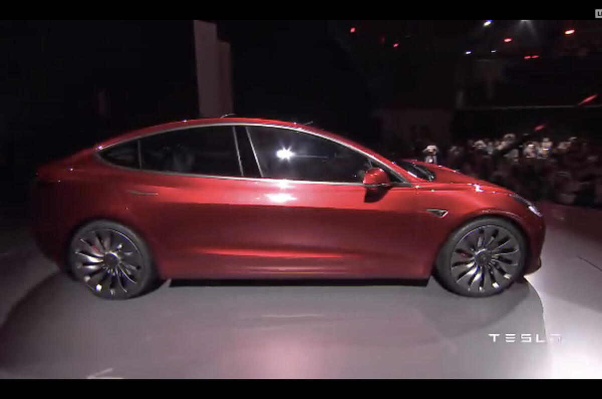 Tesla Model 3 reveal pics