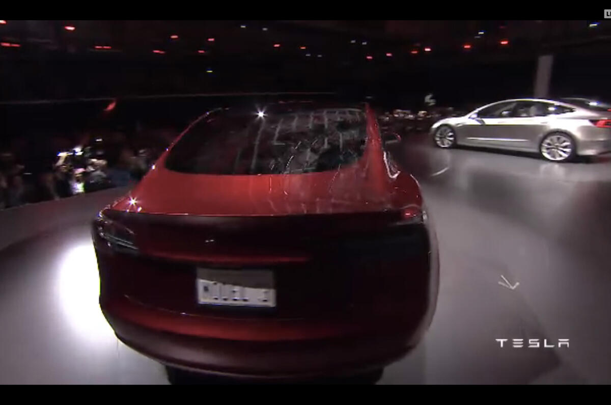 Tesla Model 3 reveal pics