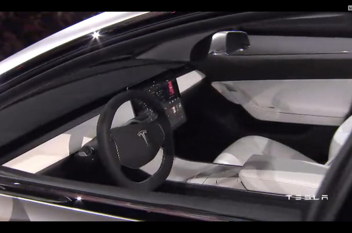 Tesla Model 3 reveal pics