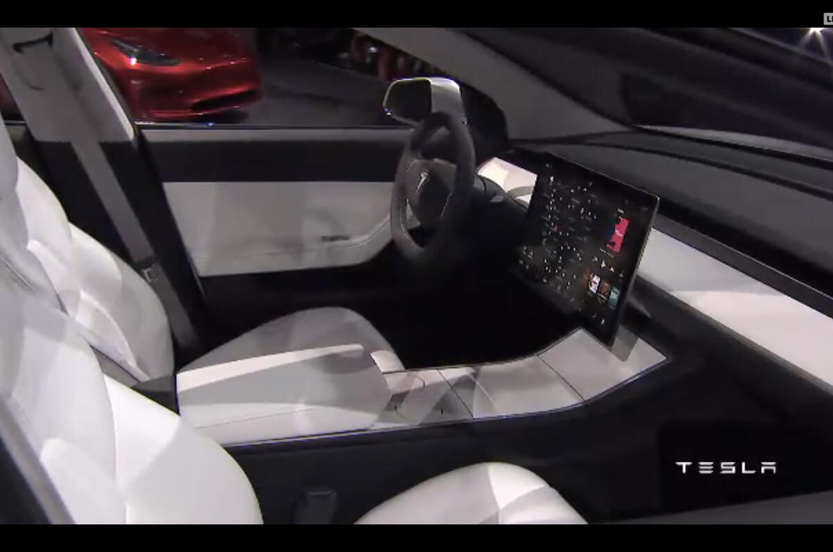 Tesla Model 3 reveal pics