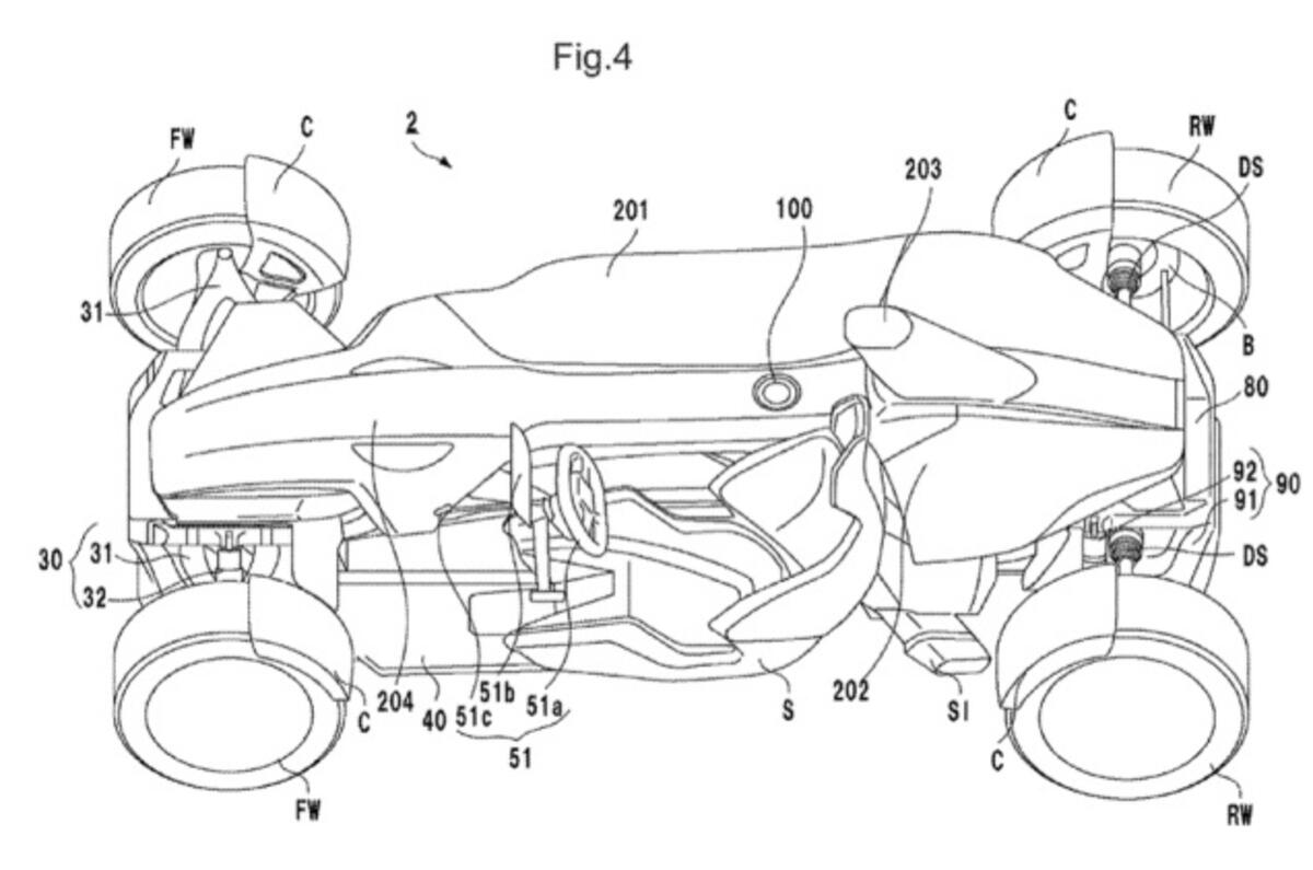 Honda files patent for electric Ariel Atom rival