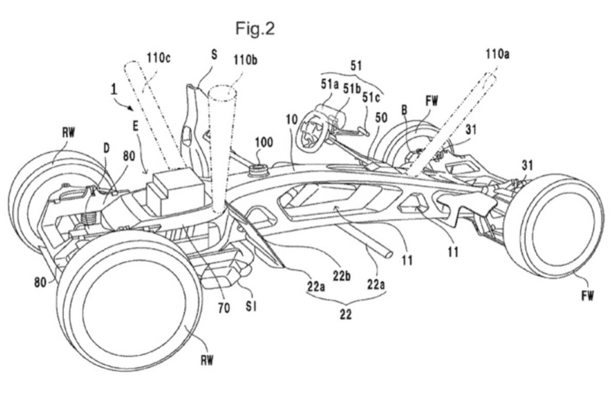 Honda files patent for electric Ariel Atom rival