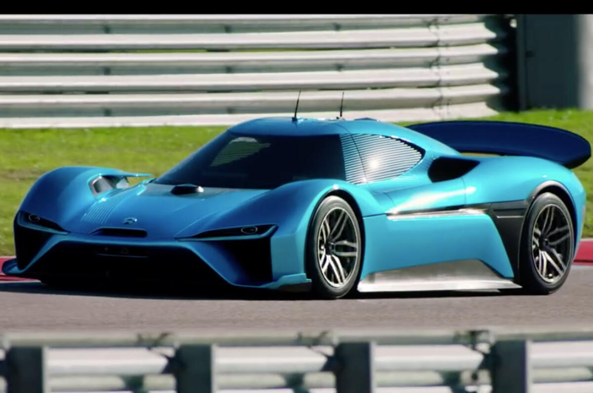 NextEV's Nio EP9 electric supercar sets autonomous lap record