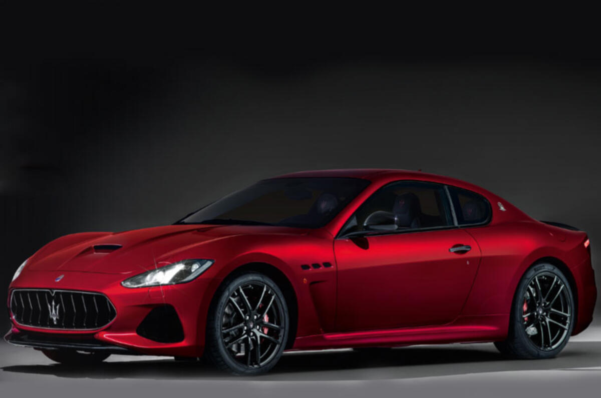 Updated Maserati GranTurismo and GranCabrio run at Goodwood