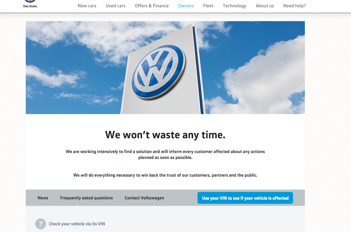 VW emissions scandal