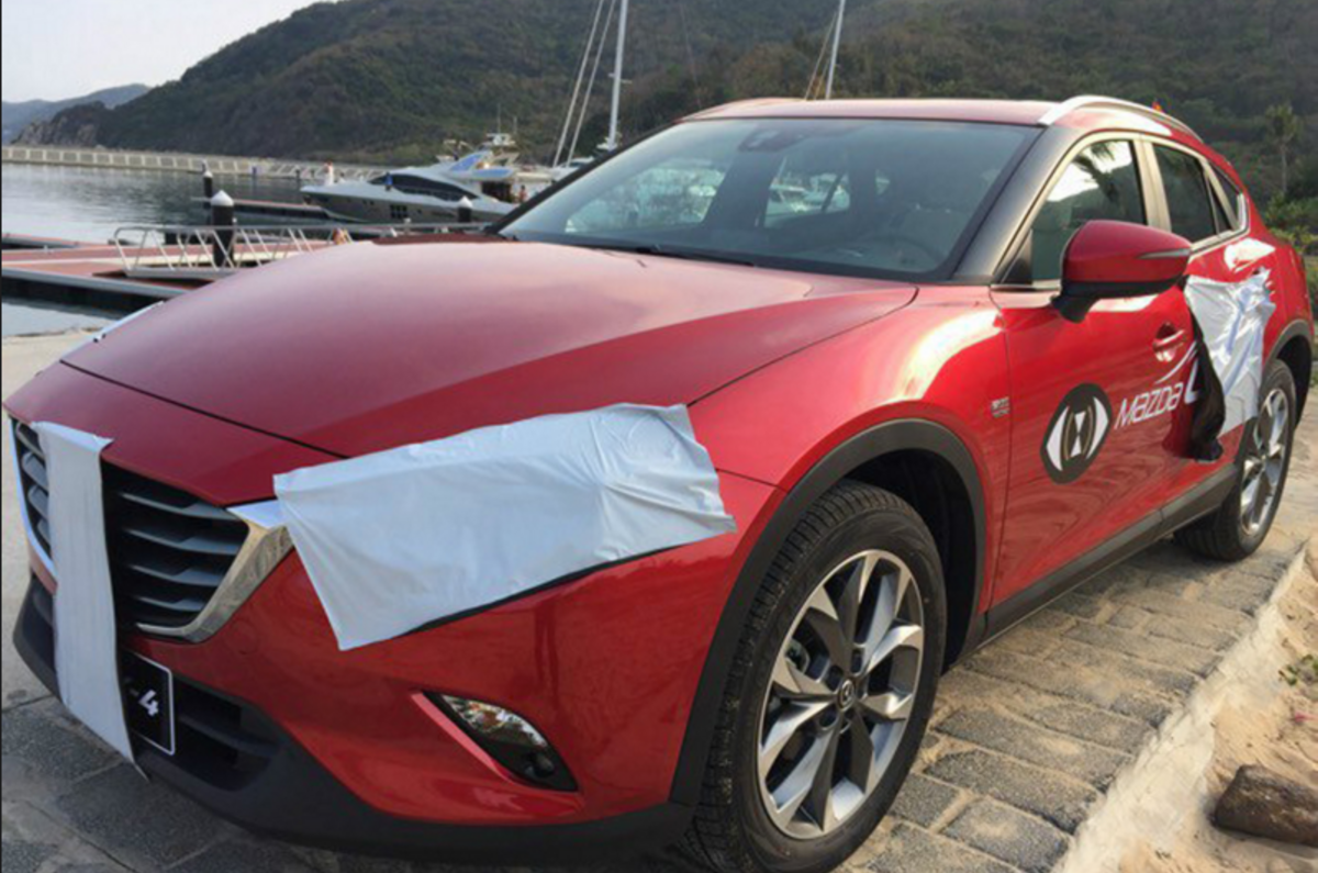 Mazda CX-4 spied