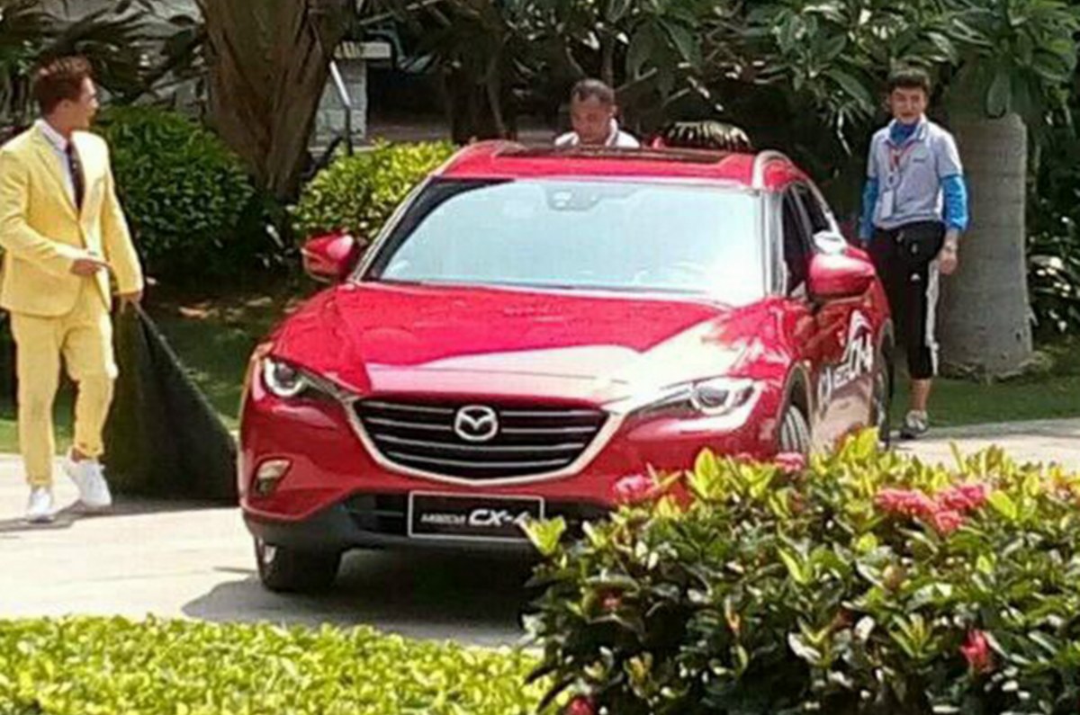 Mazda CX-4 spied