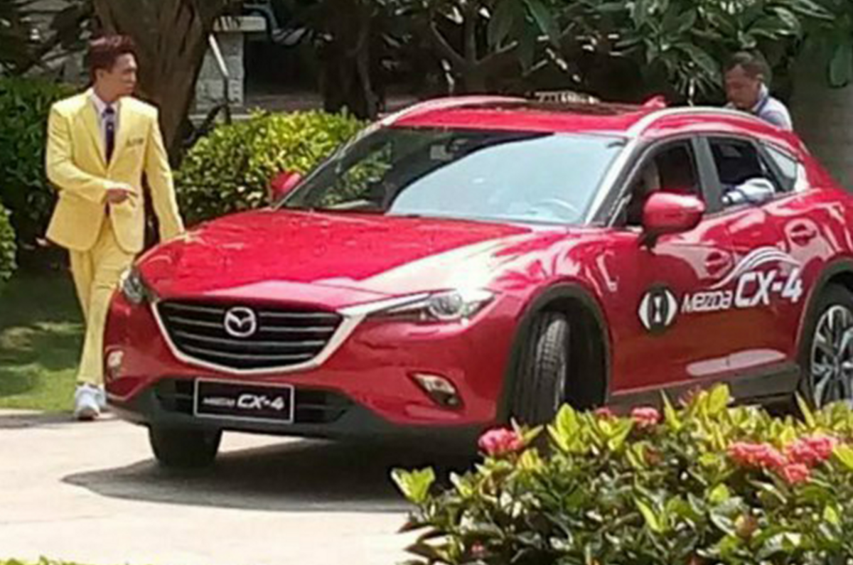 Mazda CX-4 spied