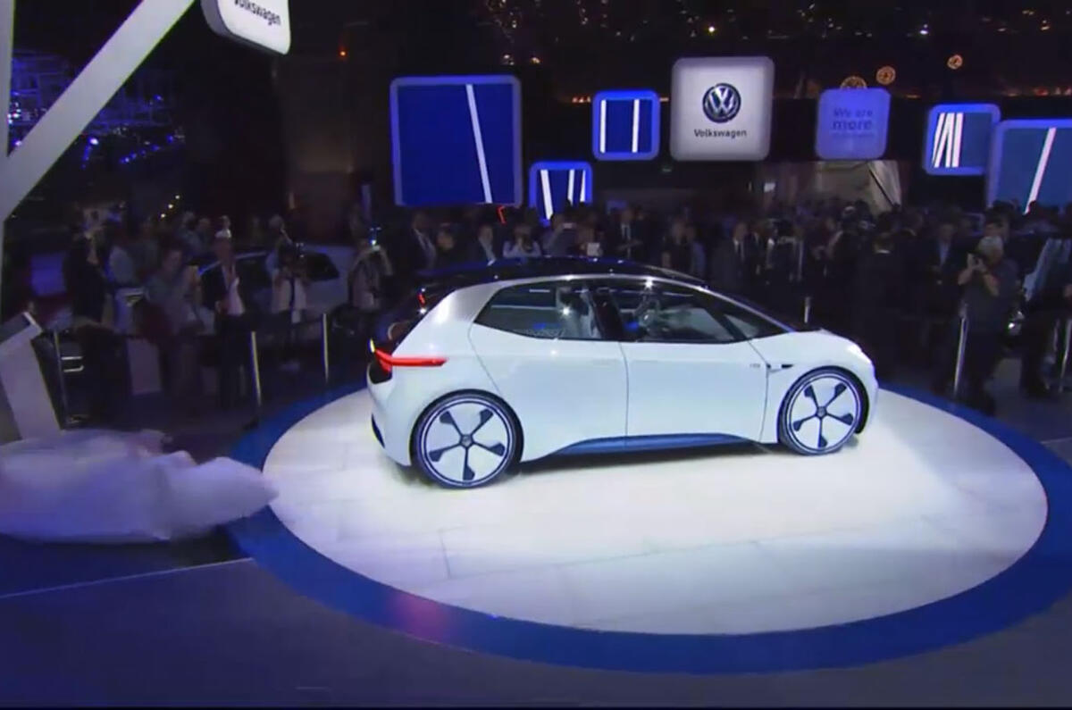 Volkswagen ID concept revealed at Paris motor show