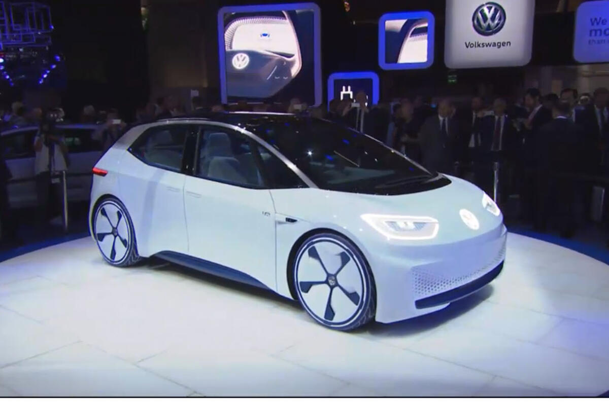 Volkswagen ID concept revealed at Paris motor show