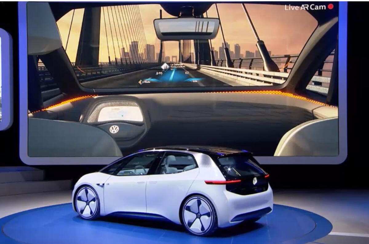 Volkswagen ID concept revealed at Paris motor show