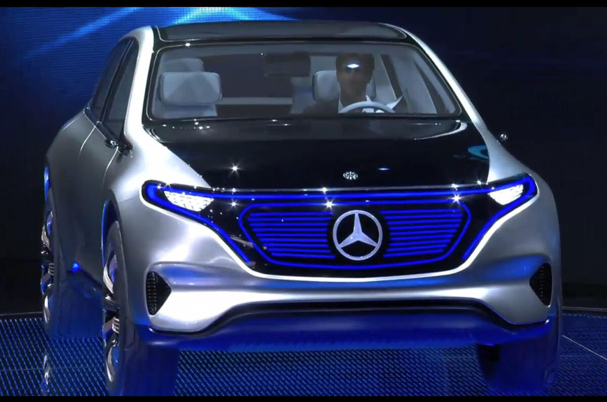 Mercedes Generation EQ concept revealed at Paris motor ...
