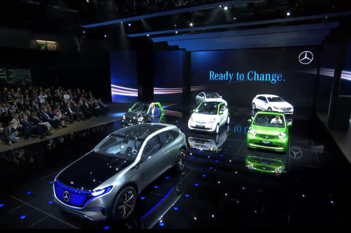 Mercedes Generation EQ concept revealed at Paris motor show