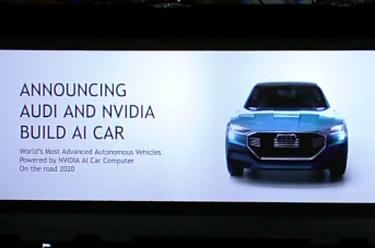 Audi and Nvidia will introduce AI car by 2020