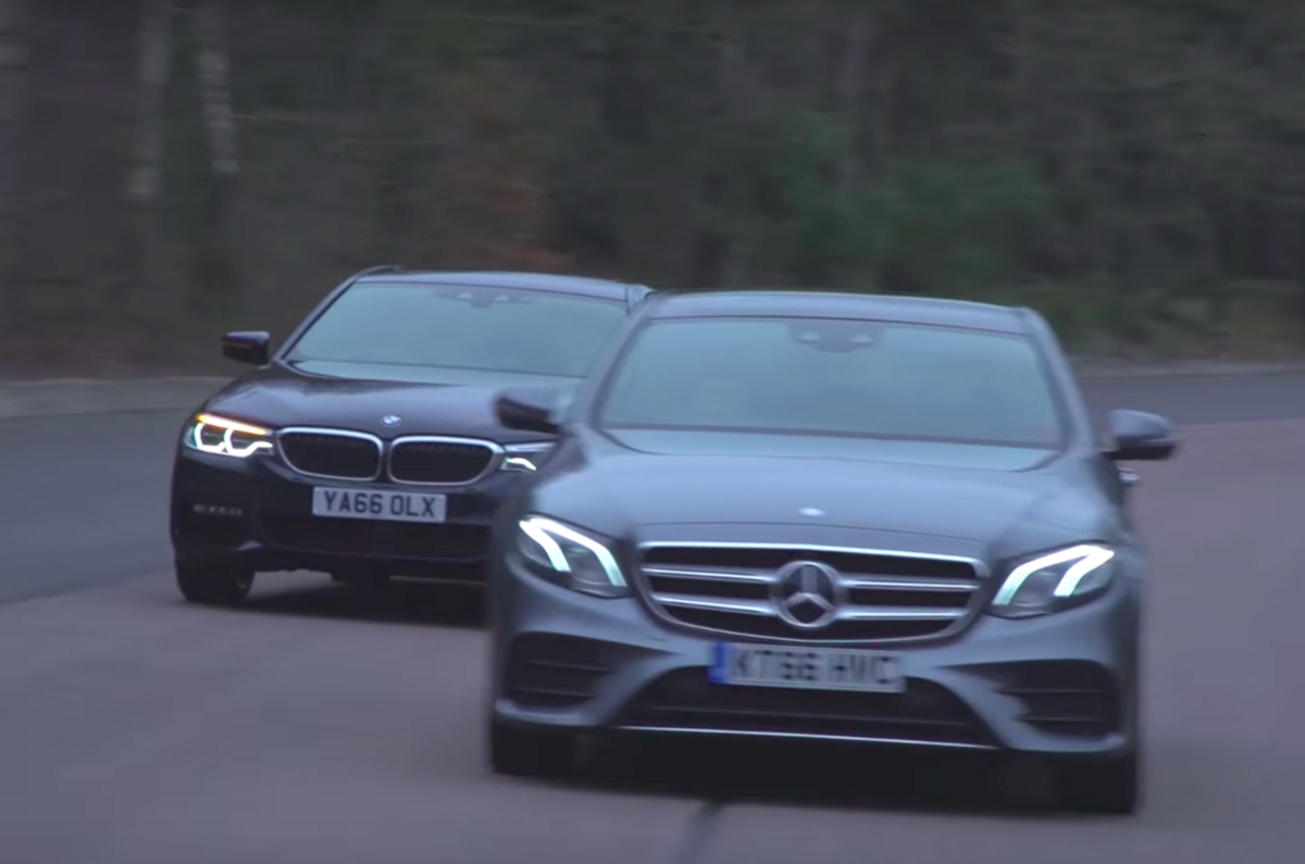 BMW 5 Series 530d, Mercedes E-Class E350d