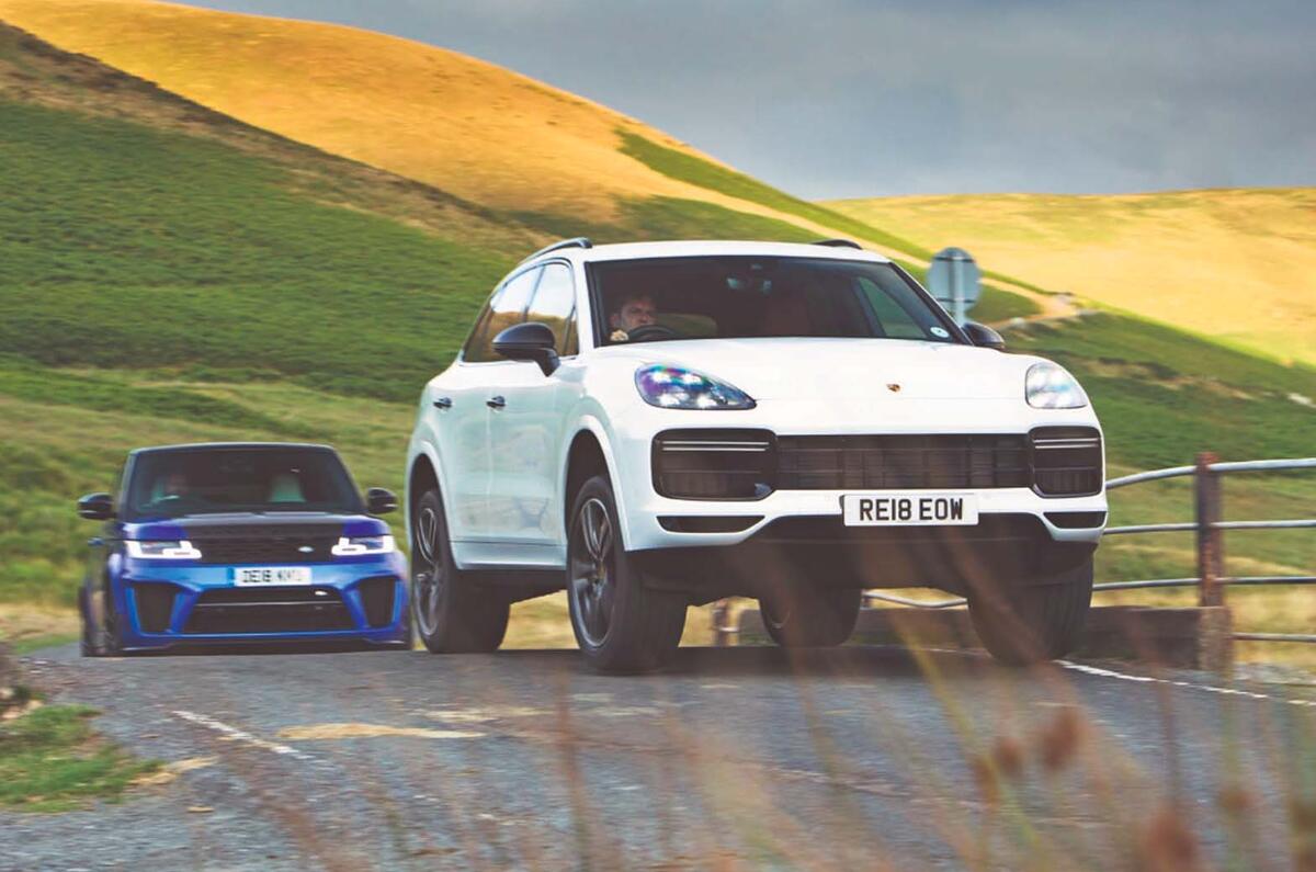 Porsche Cayenne Turbo vs Range Rover Sport SVR