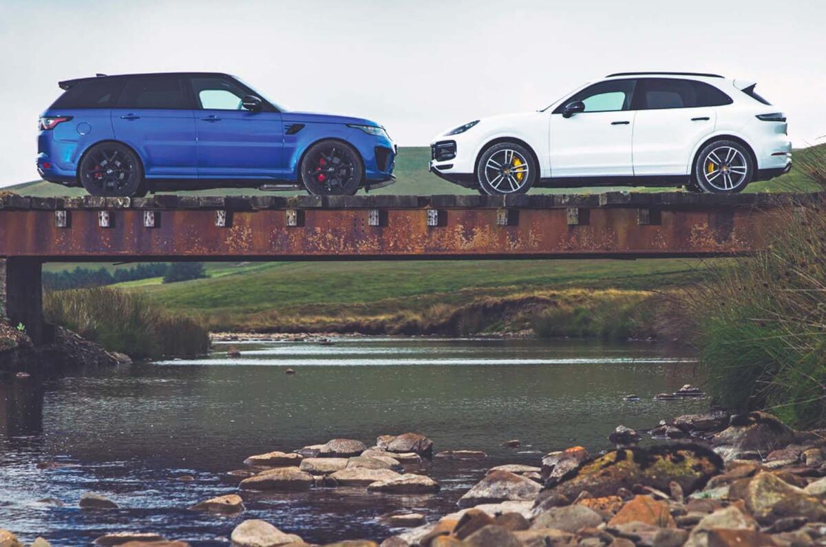 Porsche Cayenne Turbo vs Range Rover Sport SVR