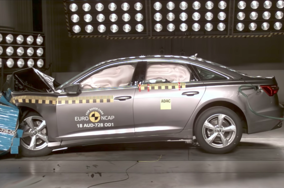 Audi A6 crash test