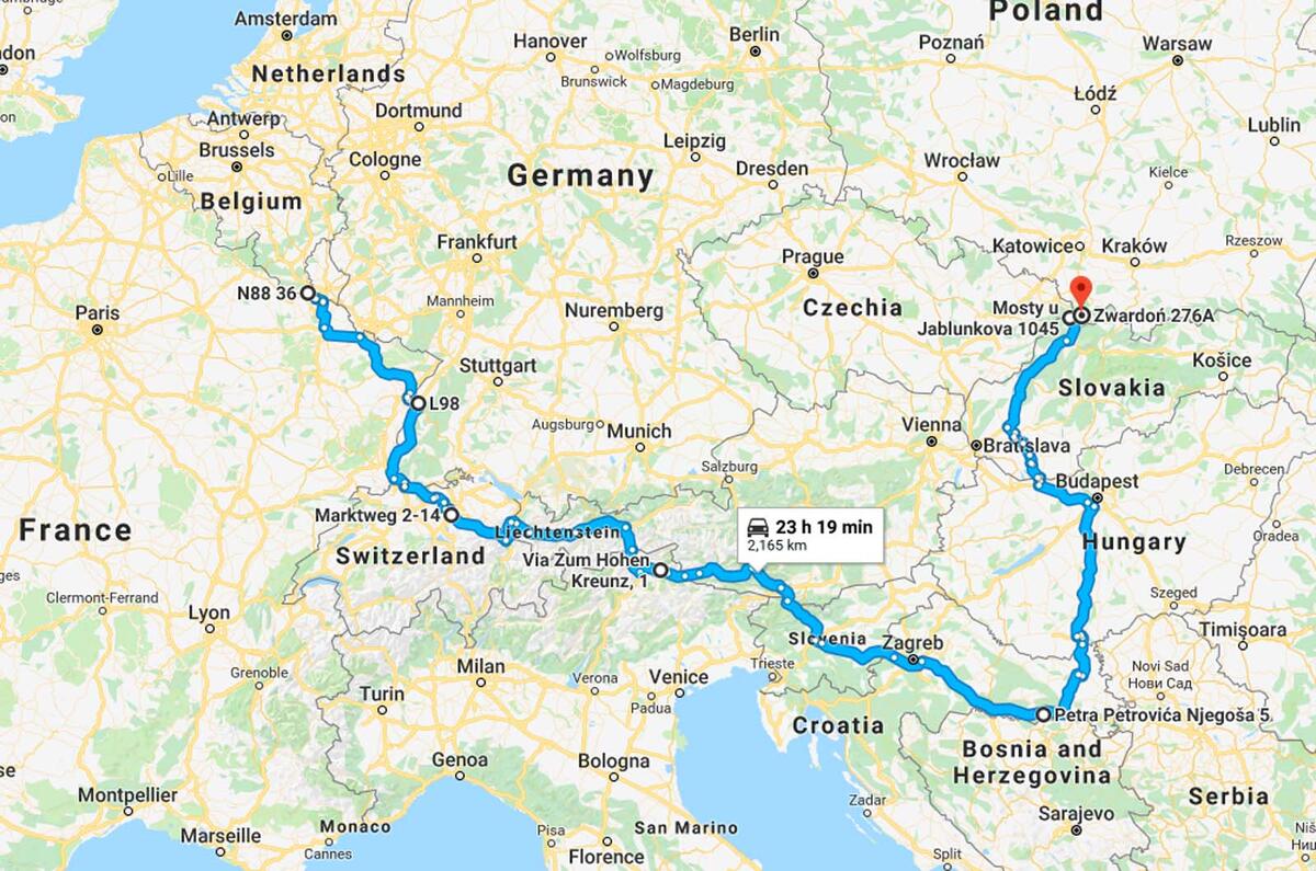 2018 Bentley Continental GT road trip