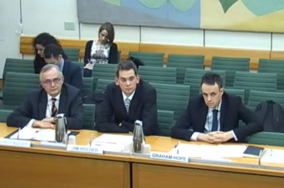 Transport Select Committee Jim Holder