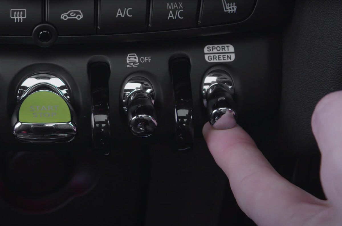 MINI Electric driving mode toggle MINI Electric driving mode toggle