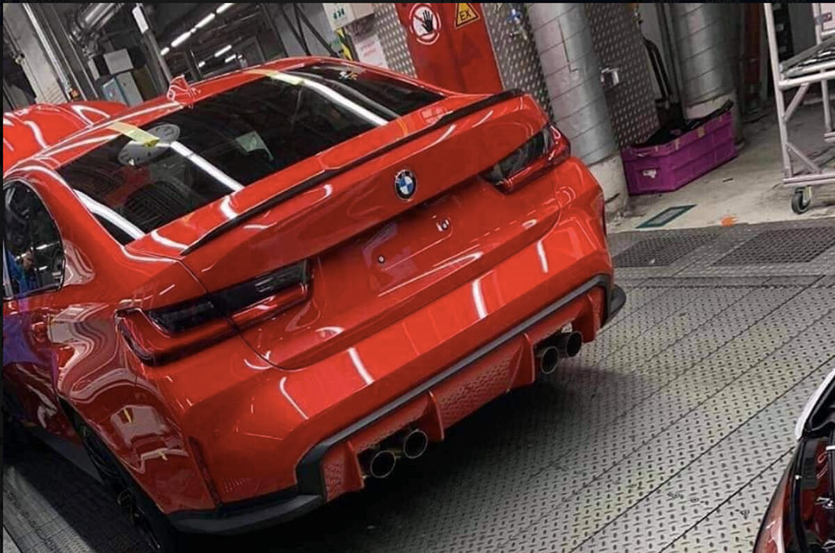 2020 BMW M3 rear - image published by Evolve Automotive