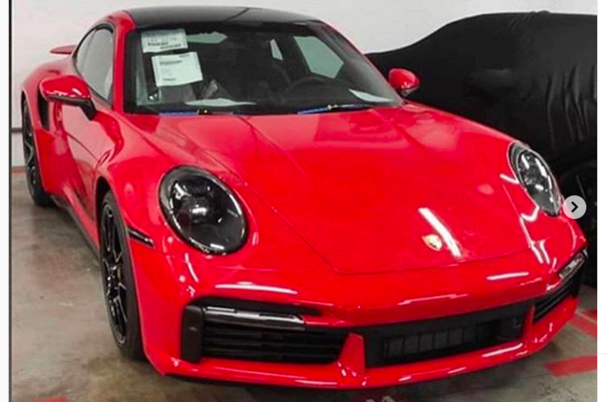 Porsche 911 Turbo S leaked front
