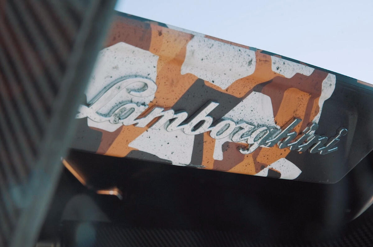 Lamborghini V12 track-only hypercar - badge