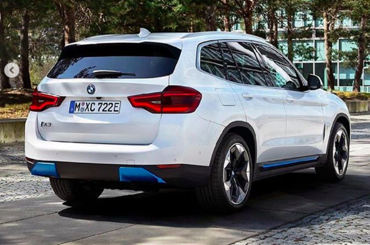 2021 BMW iX3 - leaked image rear 2021 BMW iX3 - leaked image rear