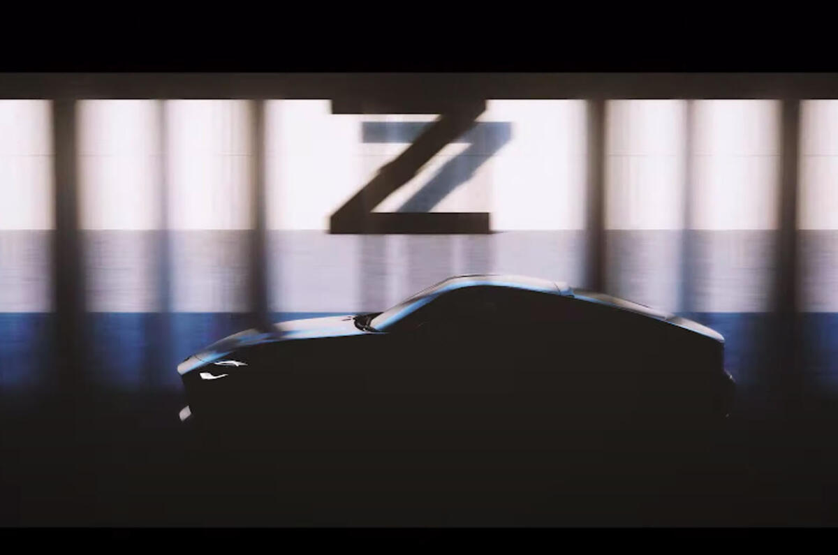 2021 Nissan Z car preview - silhouette