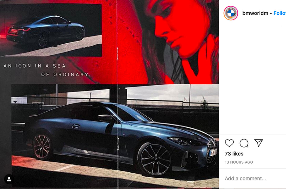 2020 BMW 4 Series leaked images - side