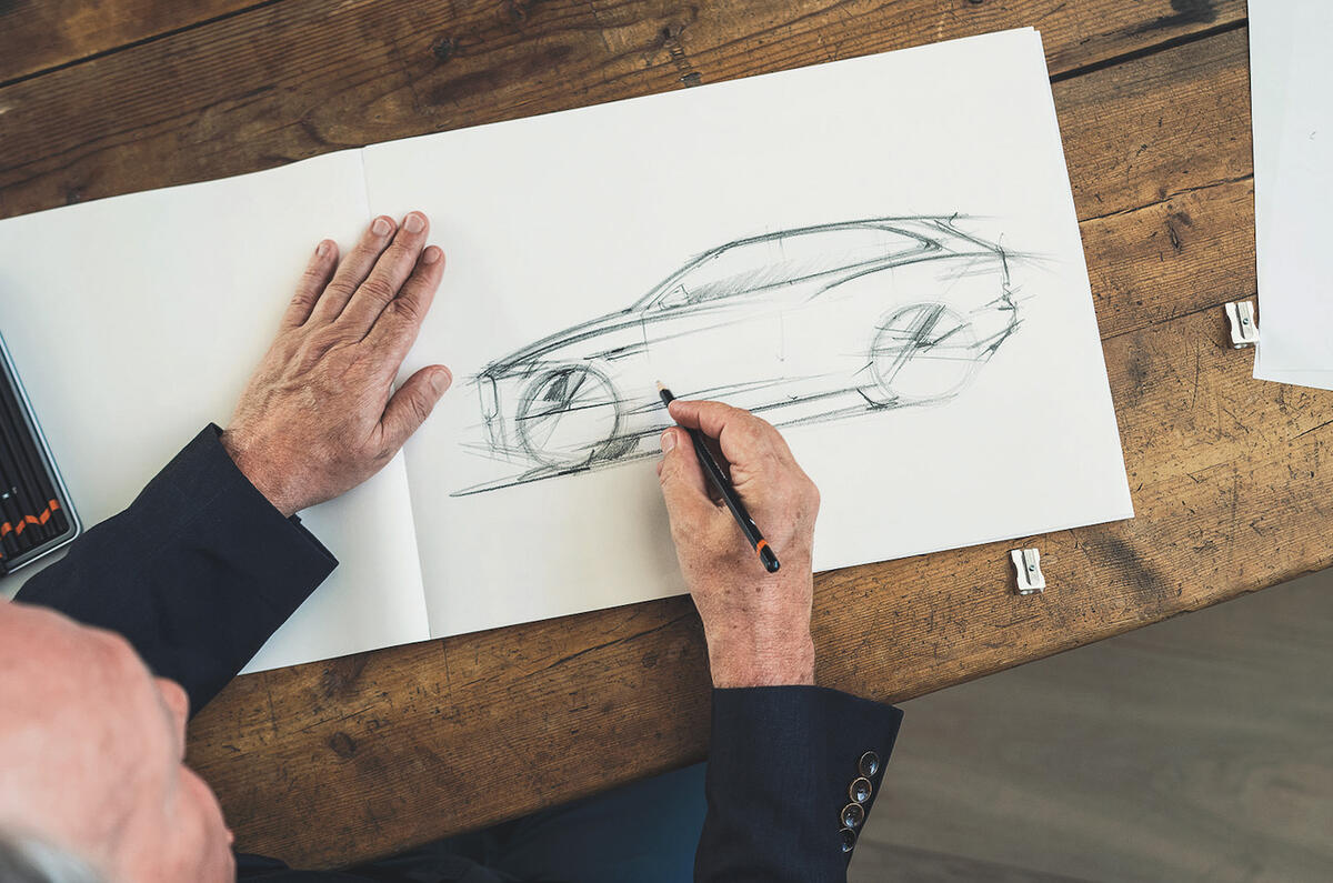 Jaguar I-Pace sketch Jaguar I-Pace sketch