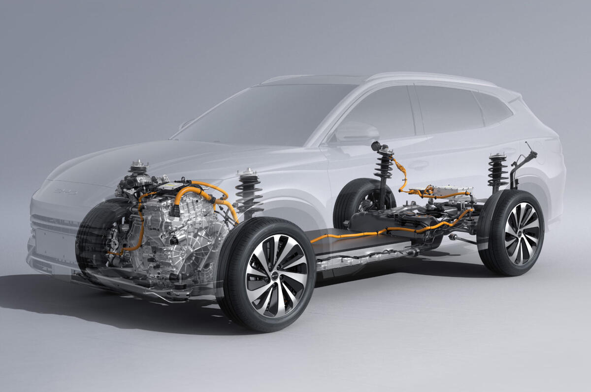 BYD Seal U DM-i cutaway