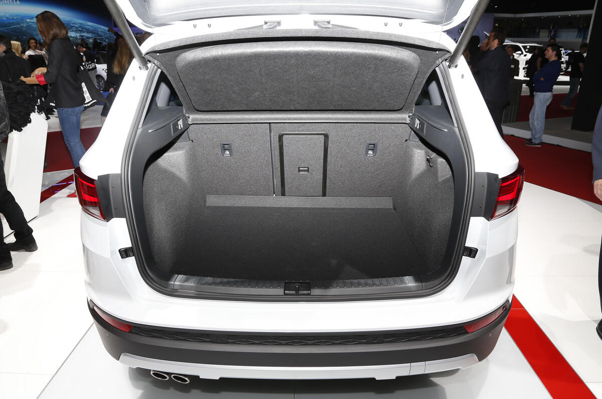 The Ateca's boot can hold up to 510 litres The new SEAT Ateca