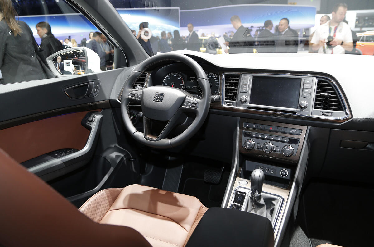 The Ateca features an eight-inch touchscreen with a proximity sensor The new SEAT Ateca
