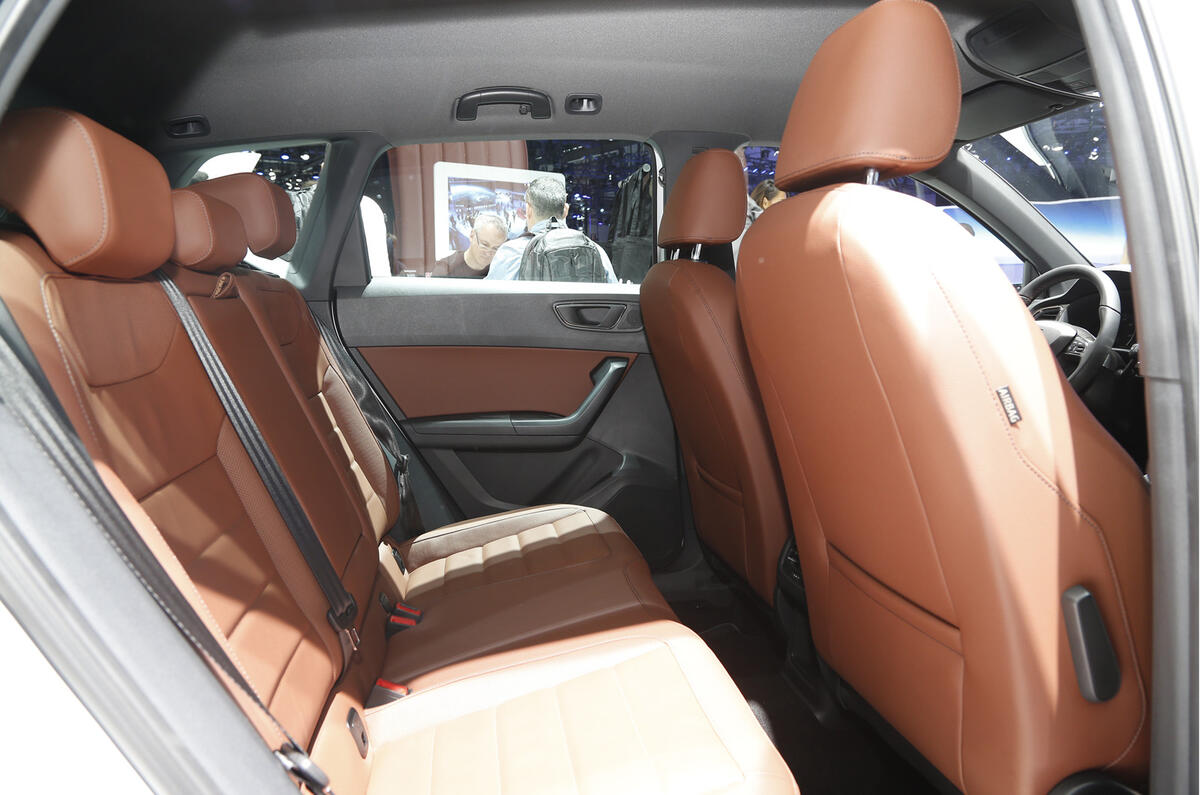 The Ateca features a spacious interior The new SEAT Ateca