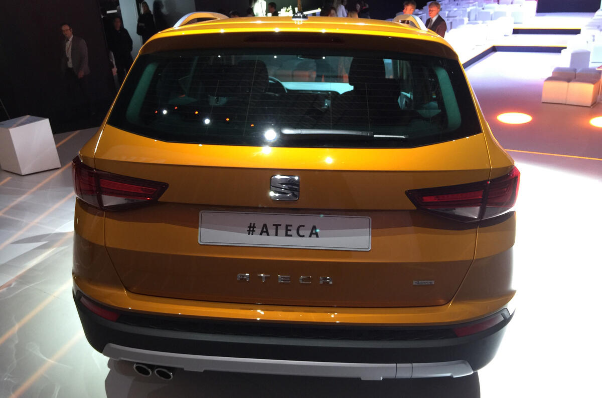 2016 Seat Ateca SUV rear view