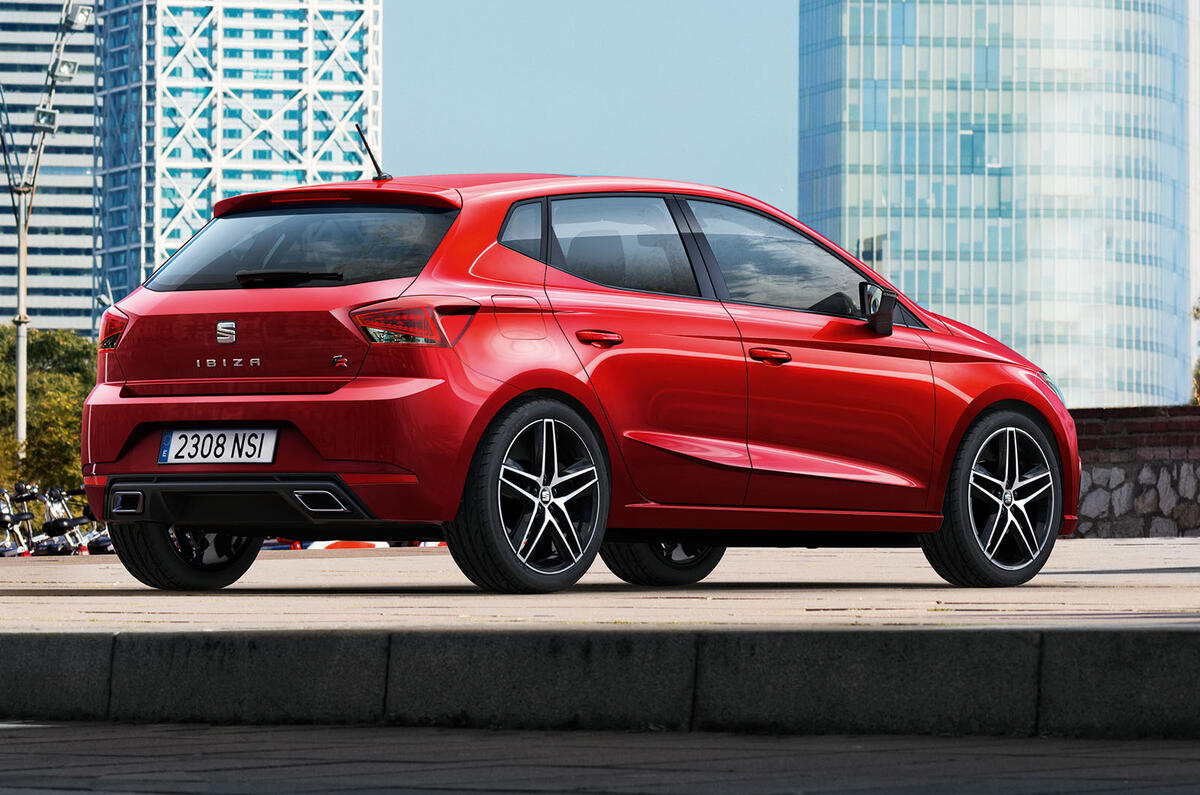 2017 Seat Ibiza revealed side and back