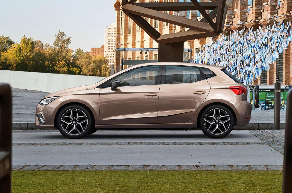 2017 Seat Ibiza revealed side profile