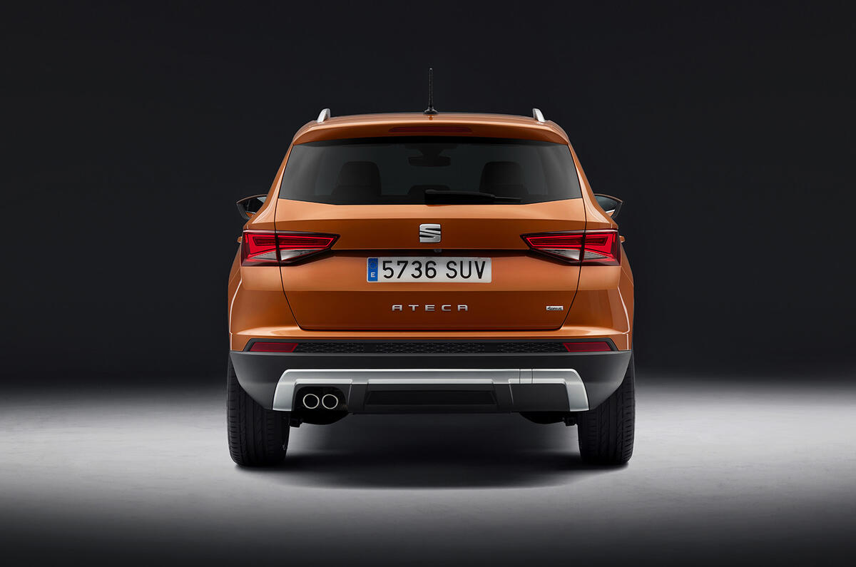 Seat Ateca rear revealed
