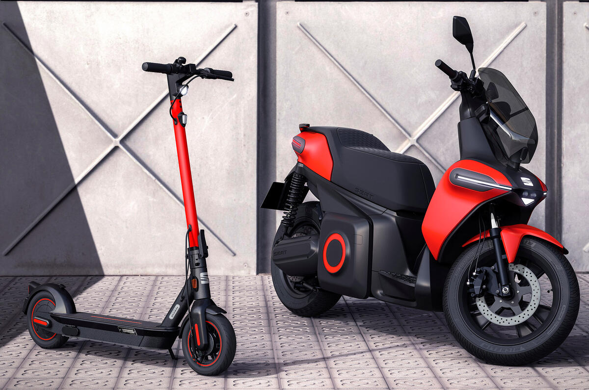 Seat e-Scooter and e-Kickscooter