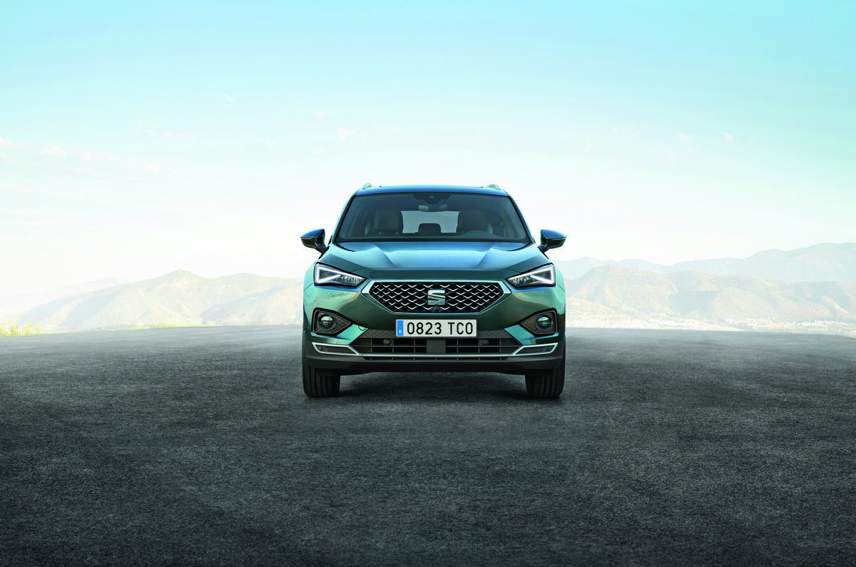 A front view of Seat's new Tarraco SUV